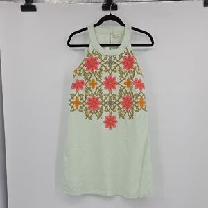 Spartina 449 Keiran Halter Light Green Sleeveless Dress Size XS